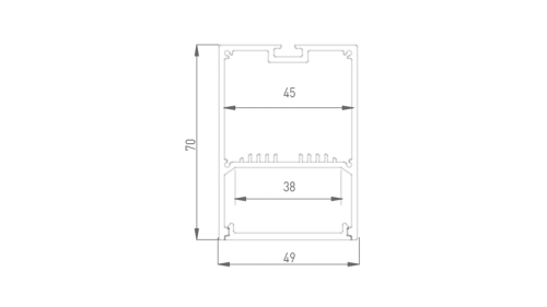 00-00010370 Профиль LS SWG DesignLed 00-00010370