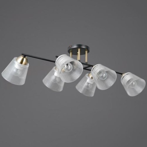 Потолочная люстра ILLUMICO IL0845-6CSQ-25BKAB ELITE