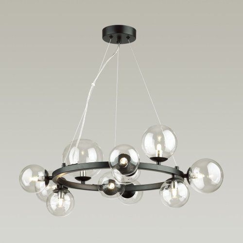 OMG1075R black/clear Подвесная люстра Delight Collection Art Deco Bubble OMG1075R black/clear