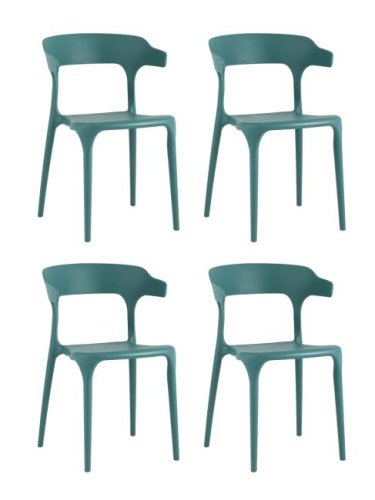Комплект стульев Stool Group Neo SL-7082 dark blue 66014 X4