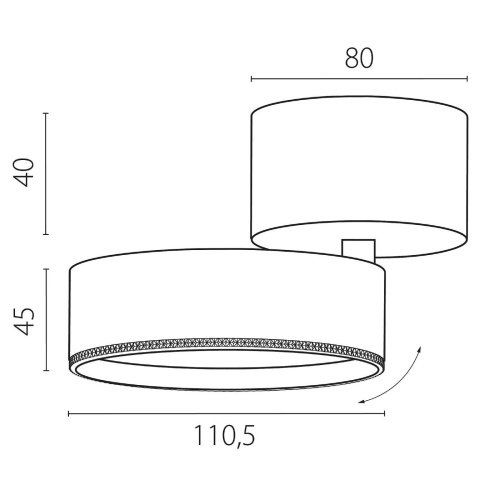 Светильник спот Lightstar Alta Pro A5636SO