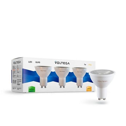Светодиодная лампа Voltega Sofit GU10 Lens 7254