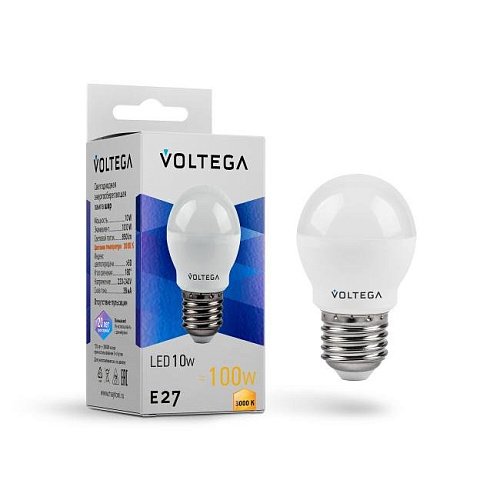 Светодиодная лампа Voltega Globe 10W 7232