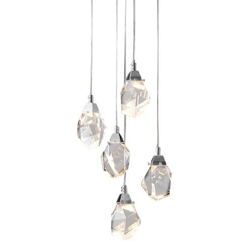 OM820083-5C (MD-020B-5 chrome) Светильник подвесной Delight Collection Crystal rock OM820083-5C (MD-020B-5 chrome)