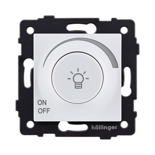 REA-027WH Светорегулятор универсальный 500W, белый Kollinger REA-027WH для Aspekt, Eleganz, Reflex