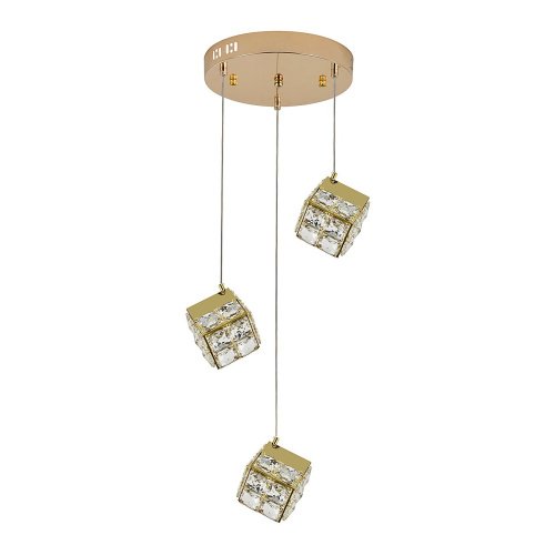 V000134L Светильник подвесной Indigo Radioso V000134L 12048/3P Gold