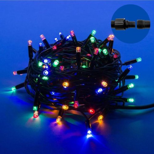 Гирлянда светодиодная с эффектом мерцания, 10м Uniel ULD-S1000-120/TBK MULTI IP67