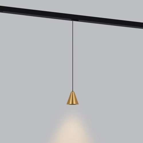 Slim Magnetic Трековый светильник 5W 4200K Event (латунь) 85039/01 Трековый светильник Elektrostandard Slim Magnetic Slim Magnetic Трековый светильник 5W 4200K Event (латунь) 85039/01