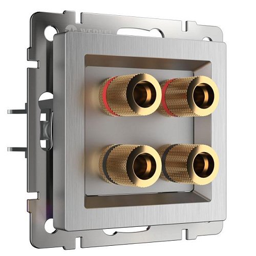W1185009/ Акустическая розетка (cеребряный рифленый) Розетка Werkel W1185009/ Акустическая розетка (cеребряный рифленый)