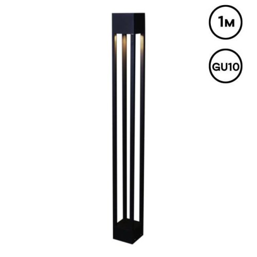 Наземный фонарь Reluce 09970-0.7-001KT 1,0M GU10 BK