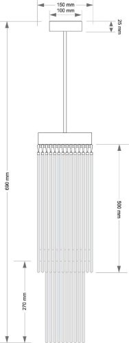 Светильник потолочный Kutek Filago FIL-ZW-4(Z)150/500