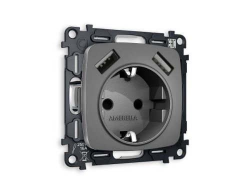 Розетка Ambrella Volt OMEGA MO659010