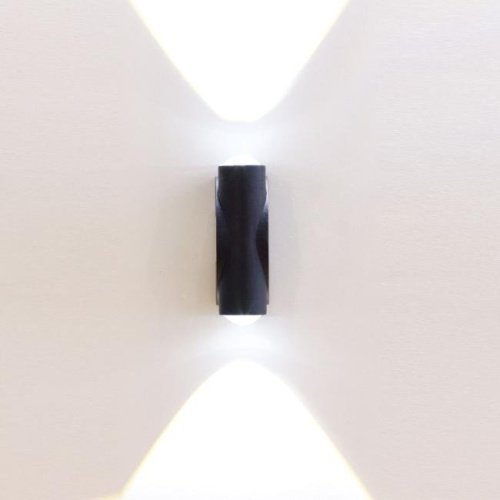 AM359-2X1W BK 4000K Уличный настенный светильник AM Group Am359 AM359-2X1W BK 4000K