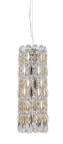 LIRICA SP3 CHROME/GOLD-TRANSPARENT Светильник подвесной Crystal Lux Lirica LIRICA SP3 CHROME/GOLD-TRANSPARENT