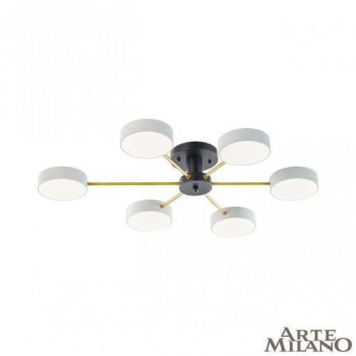 252006/6 Bk/Wh Потолочная люстра Arte Milano Ferrara 252006/6 Bk/Wh