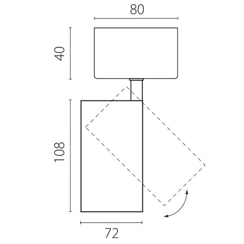 Светильник спот Lightstar Alta Base A5247SO