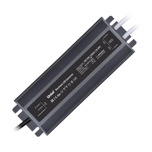 Блок питания ультратонкий, 150Вт Uniel UET-VAF-150A67 12V IP67 2 выхода