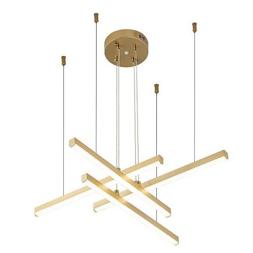 V000086L Подвесная люстра Indigo Paralleli V000086L 14017/4P Gold