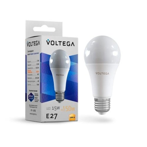 7246 Светодиодная лампа Voltega General purpose bulb 15W 7246