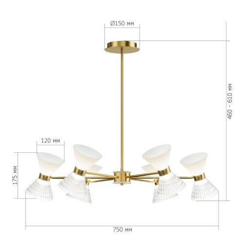 SL2004.303.12 Люстра на штанге ST Luce Spirit SL2004.303.12