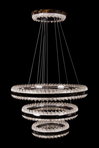 LE7720/800-3K Black Chrome Подвесная люстра LEON Michel LE7720/800-3K Black Chrome
