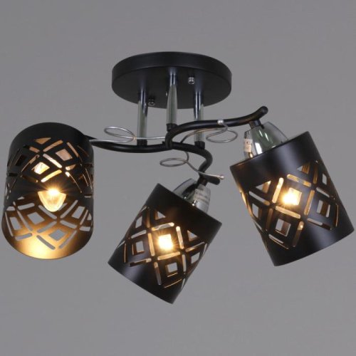 Потолочная люстра 08267-0.3-03 BK+CR