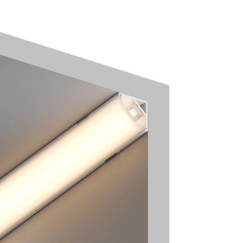 Накладной угловой внутренний профиль для светодиодной ленты-2м, белый Hesby Lighting Line HSBL_0197