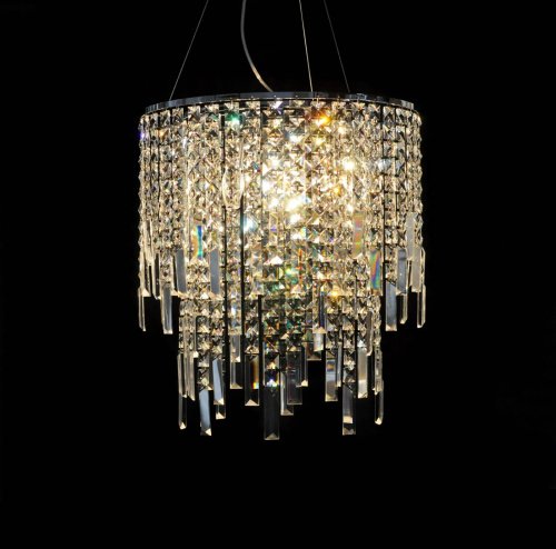 Подвесная хрустальная люстра Zucchero Lumina Deco LDP 2159-350 CHR