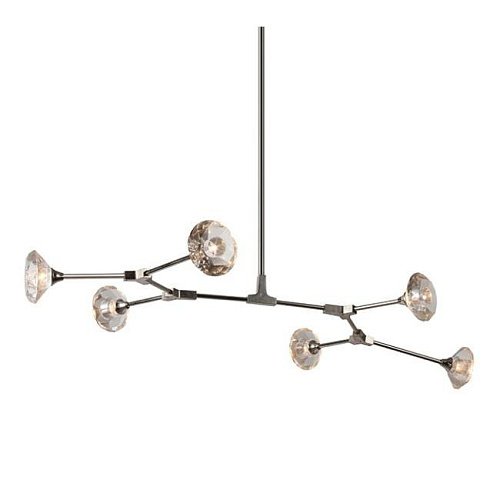 KR0776P-6 nickel Люстра на штанге Delight Collection Salasco KR0776P-6 nickel