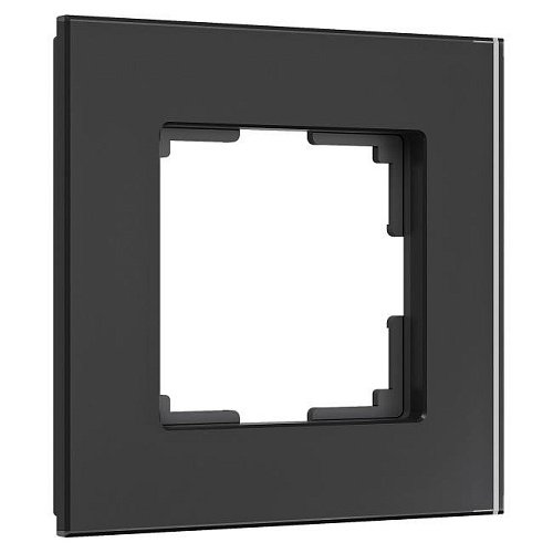W0013108/ Рамка на 1 пост Senso (черный, стекло soft-touch) Рамка Werkel W0013108/ Рамка на 1 пост Senso (черный, стекло soft-touch)