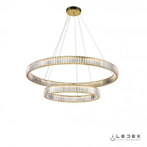 Подвесная люстра ILedex Woodstock 10920P/2-60W-3000K (10/6) GL-CL