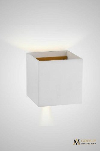 Настенный светильник AM Group Am11 AM113-2X5W WH+GL