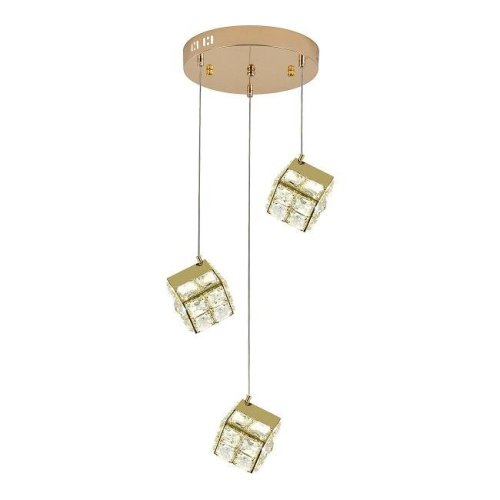 V000134L Светильник подвесной Indigo Radioso V000134L 12048/3P Gold