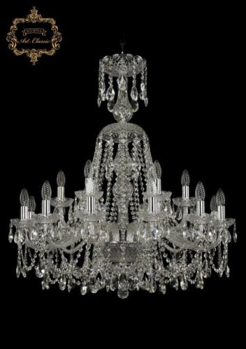 11.25.12+6.300.XL-91.Cr.Sp Подвесная хрустальная люстра 11.25 Art Classic 11.25.12+6.300.XL-91.Cr.Sp
