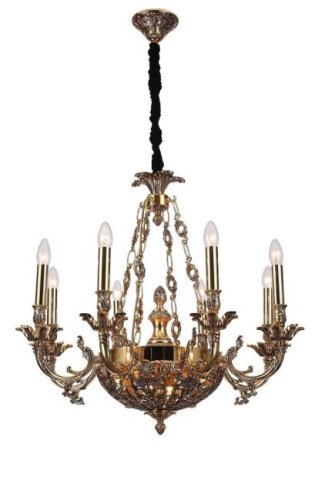 Подвесная люстра Lucia Tucci Firrnze FIRENZE 1781.8.2 antique gold