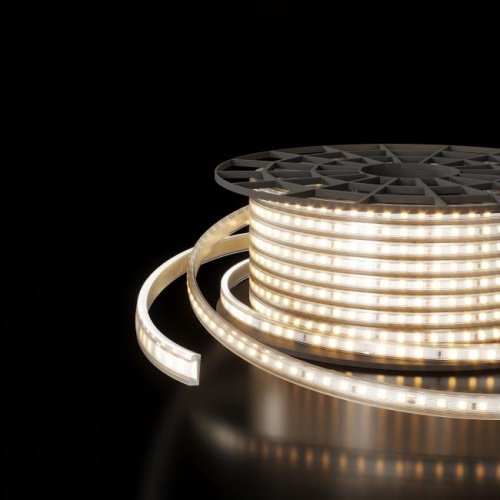 Светодиодная лента 220V 18W IP65 Elektrostandard Лента светодиодная Premium 220V 18W 180Led 2835 IP65 4200К дневной белый, 50 м, двухрядная (LS011 220V)