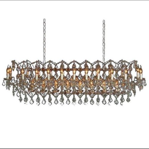 Подвесная хрустальная люстра Rococo L'Arte Luce Luxury L27903