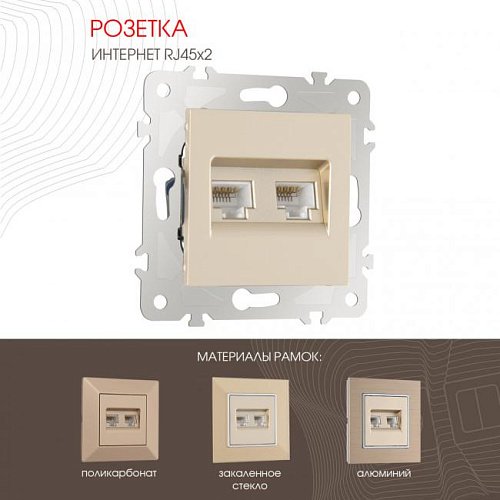 Розетка Arte Milano Am-203 203.45-2.shampan