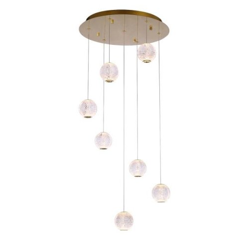 MD20001012-7A gold Светильник подвесной Delight Collection Elliot Diamante MD20001012-7A gold