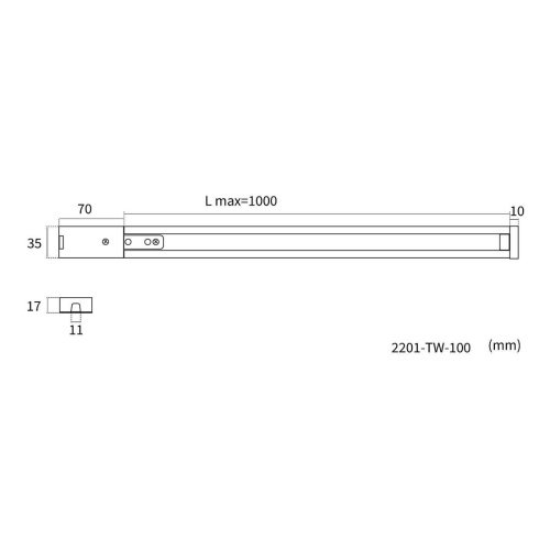 Шинопровод Favourite Practica 2201-TW-100