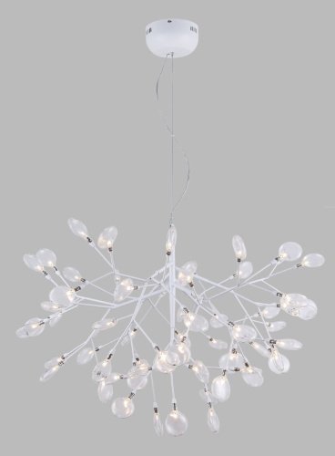 EVITA SP63 WHITE/TRANSPARENT Подвесная люстра Crystal Lux Evita EVITA SP63 WHITE/TRANSPARENT