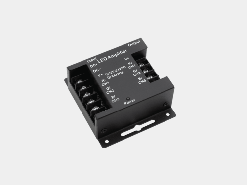 00-00001071 Усилитель RGB, 24А, Черный, AMP-RGB-24A-BL, SWG Standard 00-00001071
