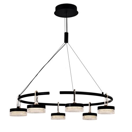 P0855-6C black Подвесная люстра Delight Collection P0855 P0855-6C black