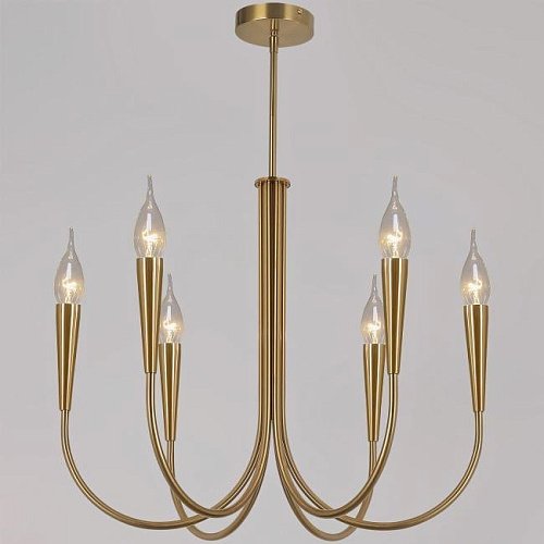 IL0441-6P-79 BRASS VASE Люстра на штанге ILLUMICO IL0441-6P-79 BRASS VASE