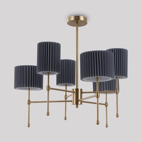 Потолочная люстра Eurosvet Notturno 60162/6 латунь Smart
