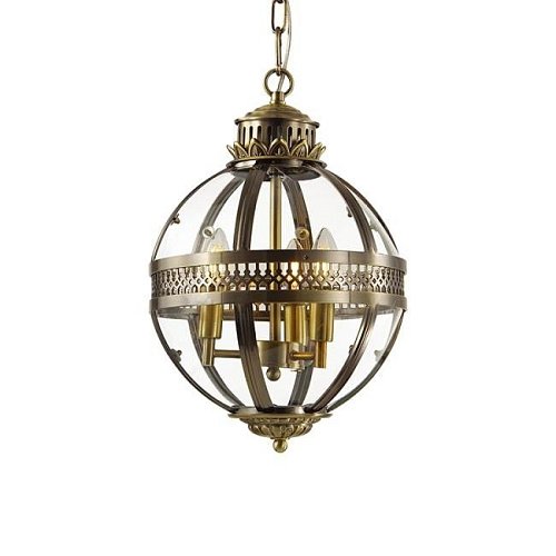 KM0115P-3S antique brass Подвесная люстра Delight Collection Residential KM0115P-3S antique brass