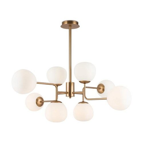 Люстра на штанге Maytoni Erich MOD221-PL-08-G