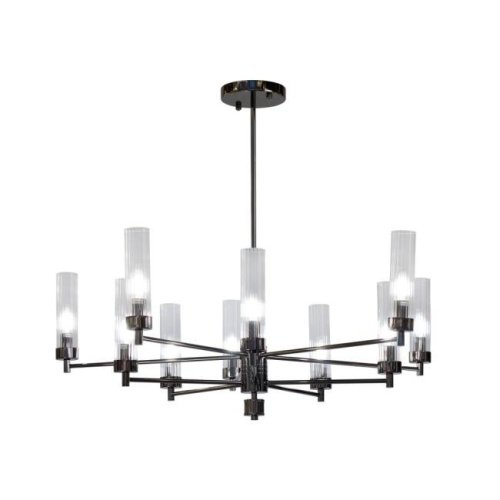 INDIGO SP10 PEARL BLACK Люстра на штанге AM Group INDIGO SP10 PEARL BLACK