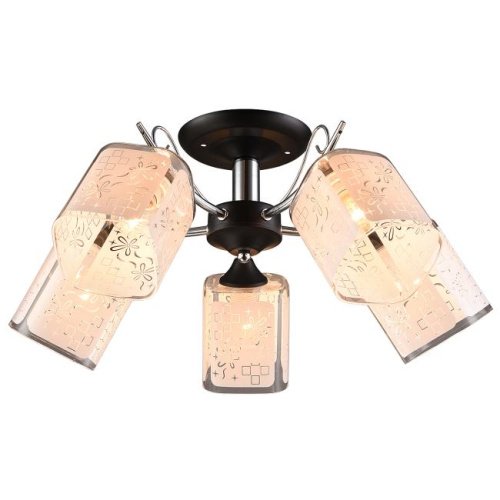 Потолочная люстра IMEX MD.1087-5-S BK+CH