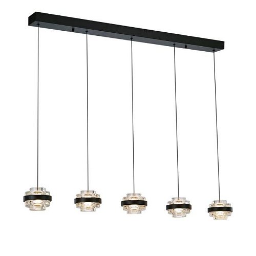 MD22030002-5B black/clear Светильник подвесной Delight Collection Indiana MD22030002-5B black/clear